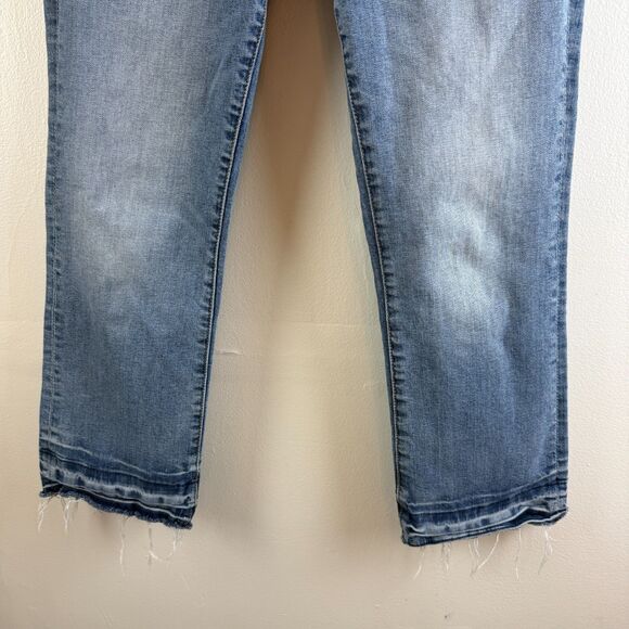 DRIFTWOOD Colette Embroidered Cropped Jeans Released Hemline Boho Women’s Sz 28 - Picture 3 of 13